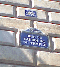 [Rue du Faubourg du Temple]